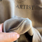 Brow Artist heavyweight crewneck in taupe