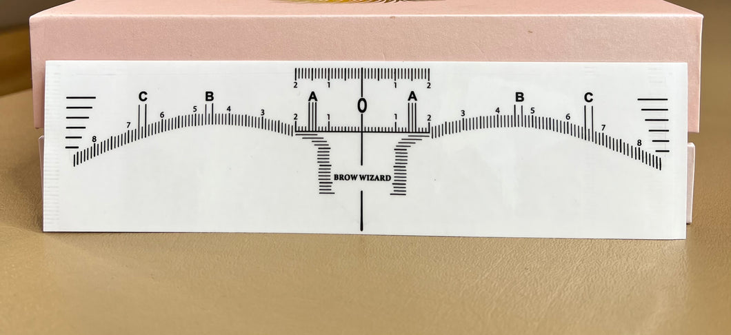 Brow Wizard Sticker Rulers